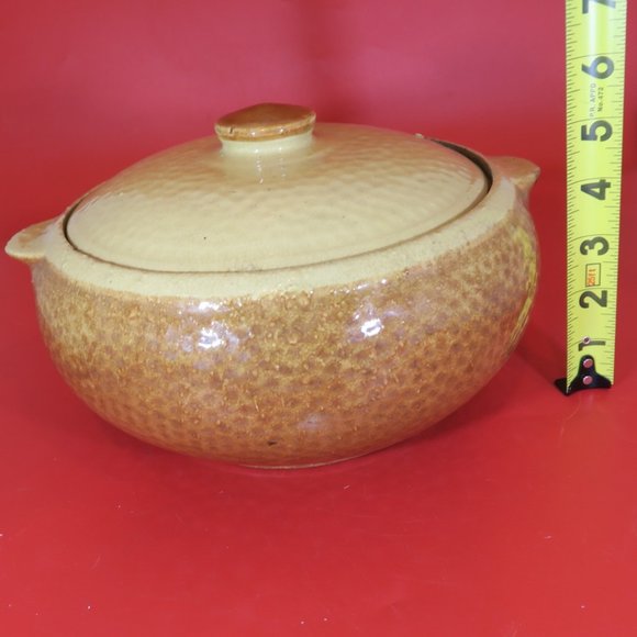KLA Ham'rd Vintage Oven Ware Lidded Pottery Bowl 43-18 - Picture 16 of 16
